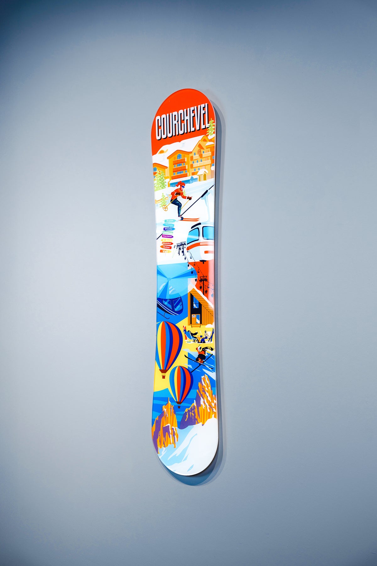 Courchevel Snowboard — askı sistemi