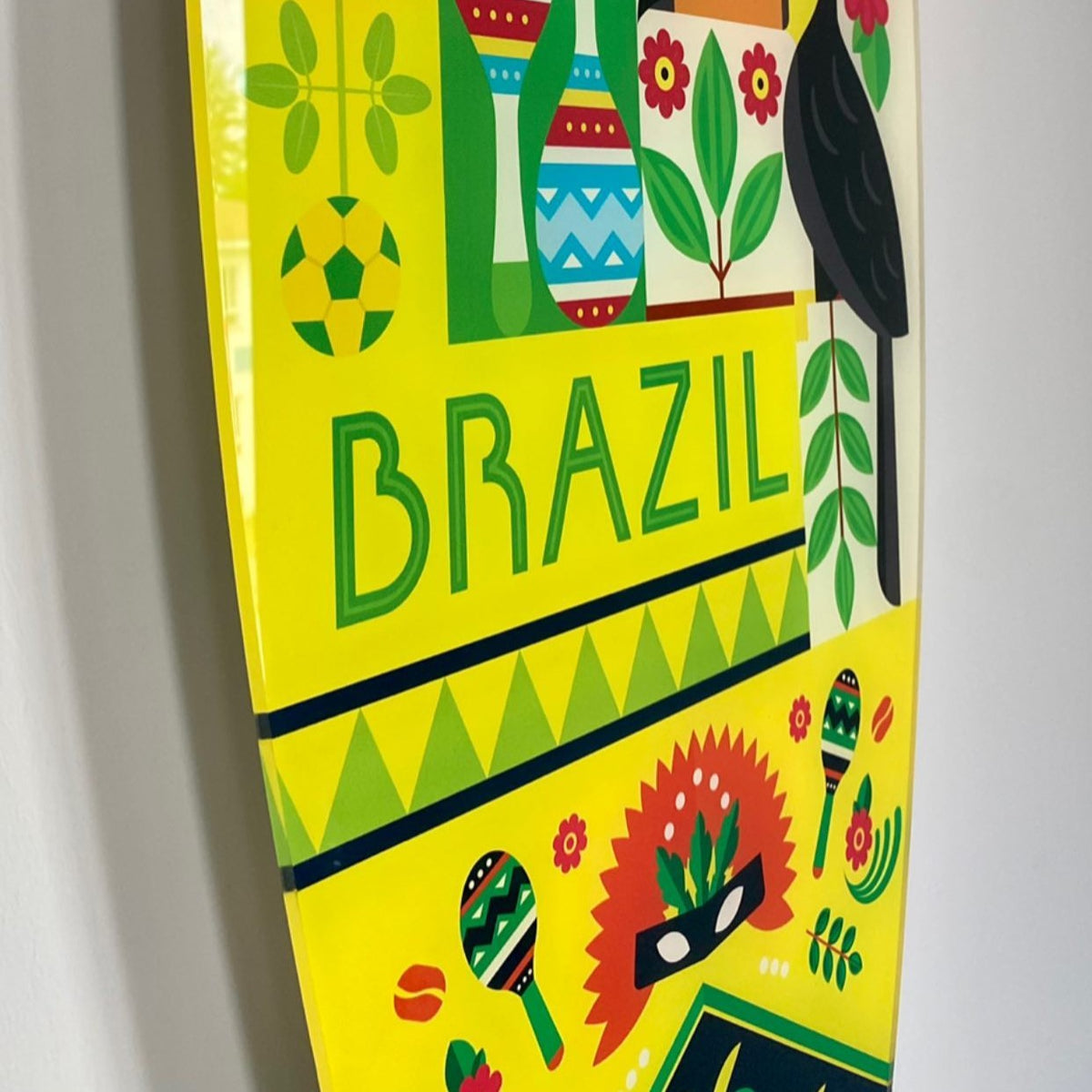 Brazil Dekoratif Sörf Tahtası — görsel 5