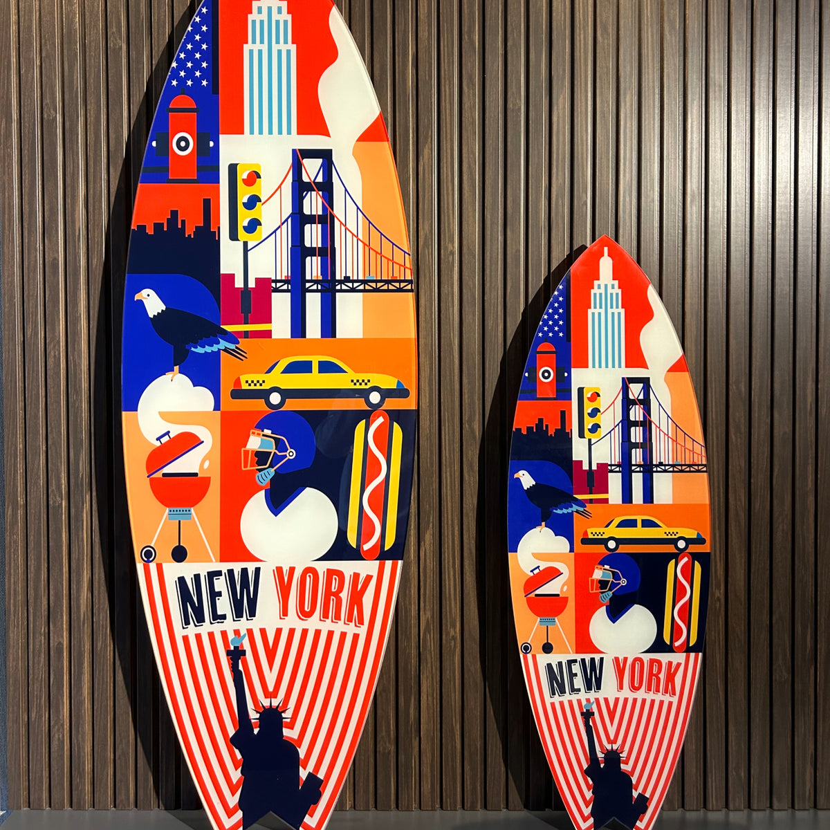 New York Dekoratif Sörf Tahtası — görsel 6