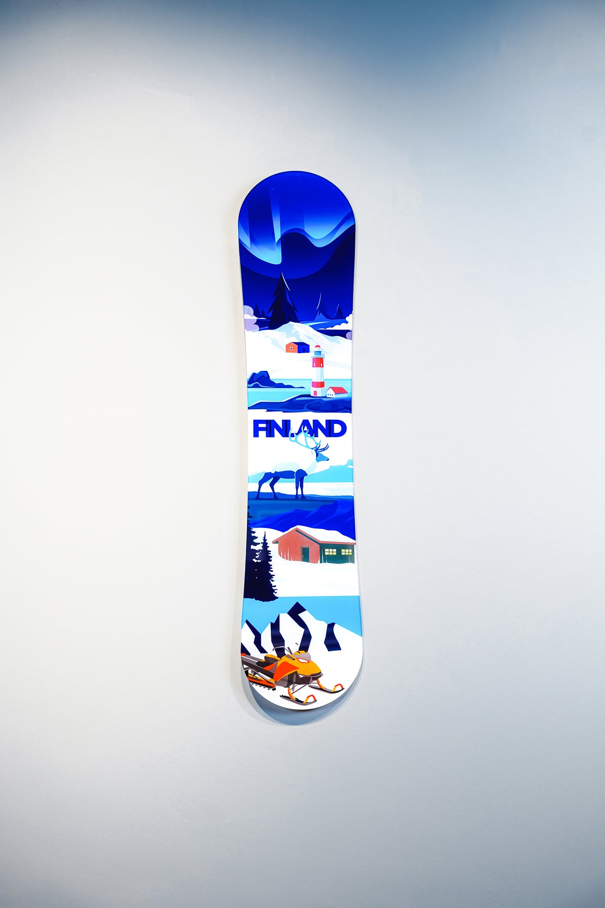 Finland Snowboard — akrilik pleksi duvar sanatı