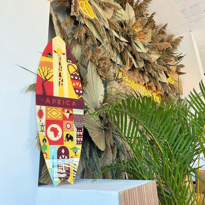 Surfboard Akrilik Duvar Dekoru 'Africa' - Mavion