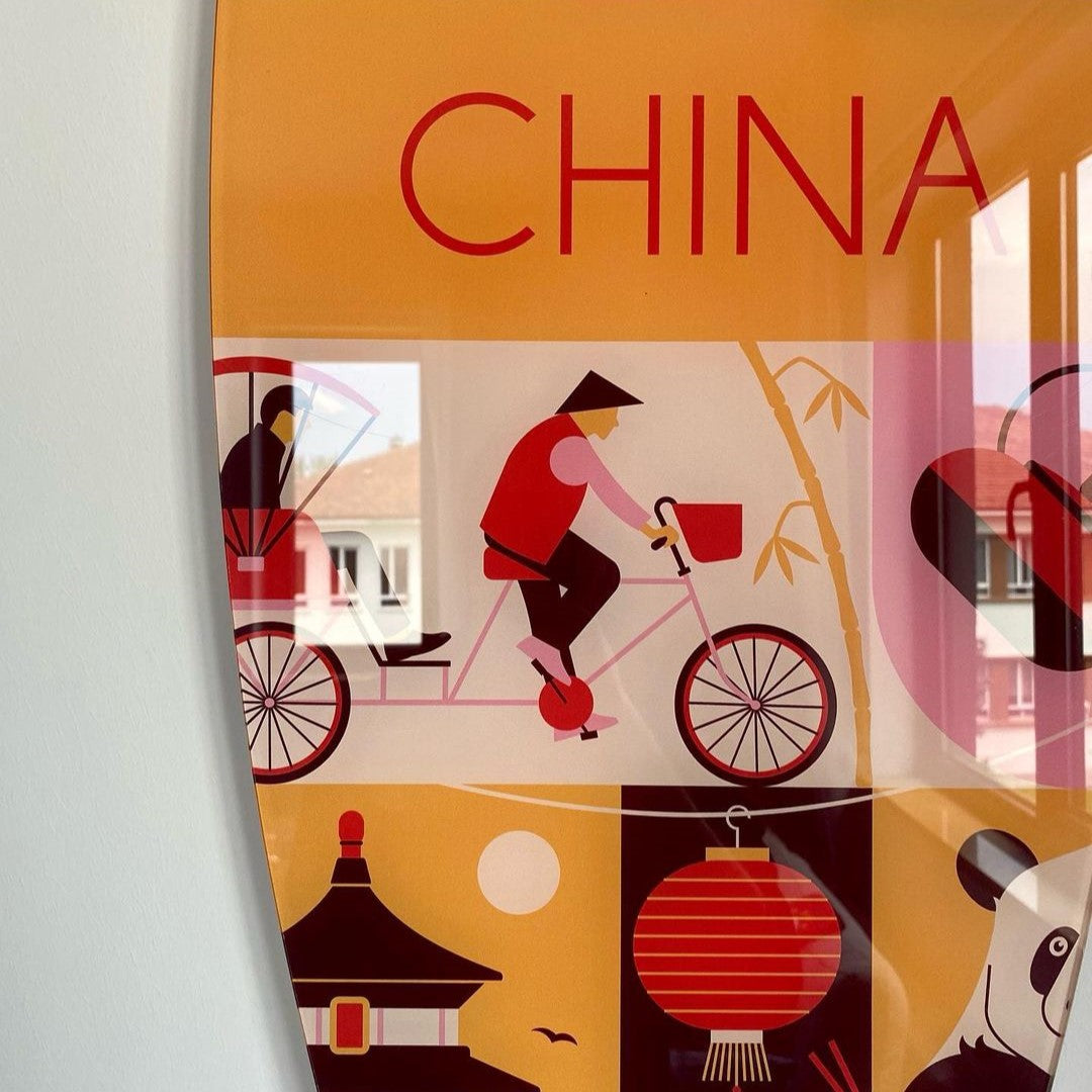 China Dekoratif Sörf Tahtası — askı sistemi