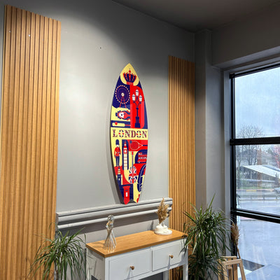 Surfboard Akrilik Duvar Dekoru 'London' - Mavion