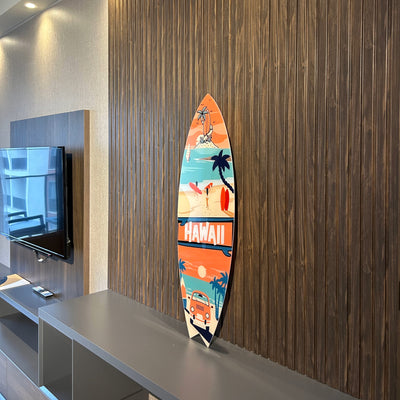 Surfboard Akrilik Duvar Dekoru 'Hawaii' - Mavion