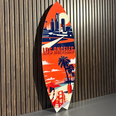 Surfboard Akrilik Duvar Dekoru 'Los Angeles' - Mavion