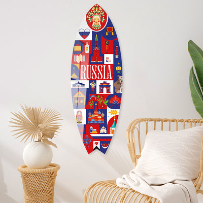 Russia Dekoratif Sörf Tahtası