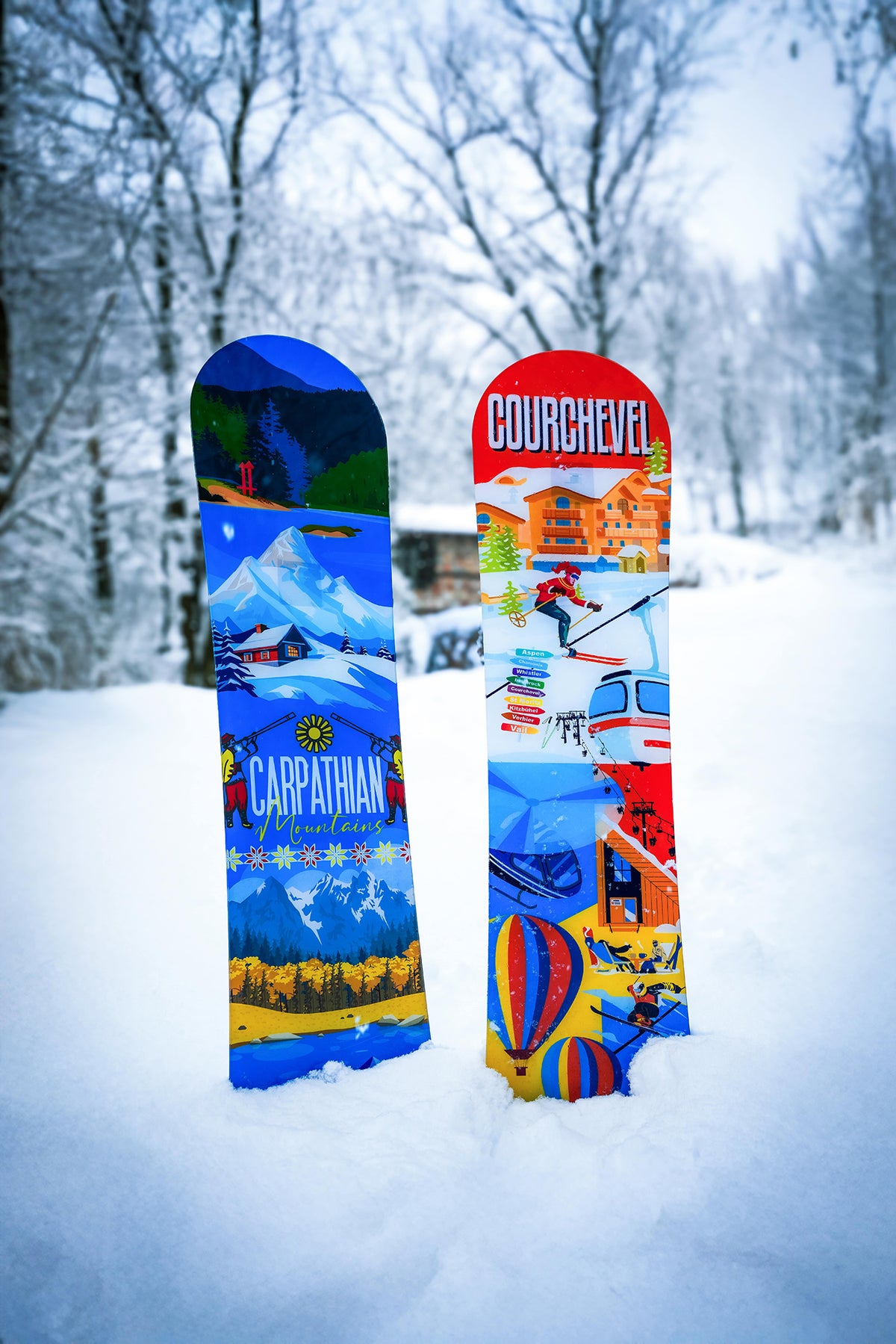 Courchevel Snowboard — detay görünümü