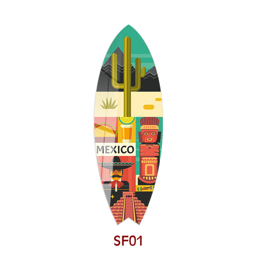 Surf Board 100x32 - 150x50 — akrilik pleksi duvar sanatı