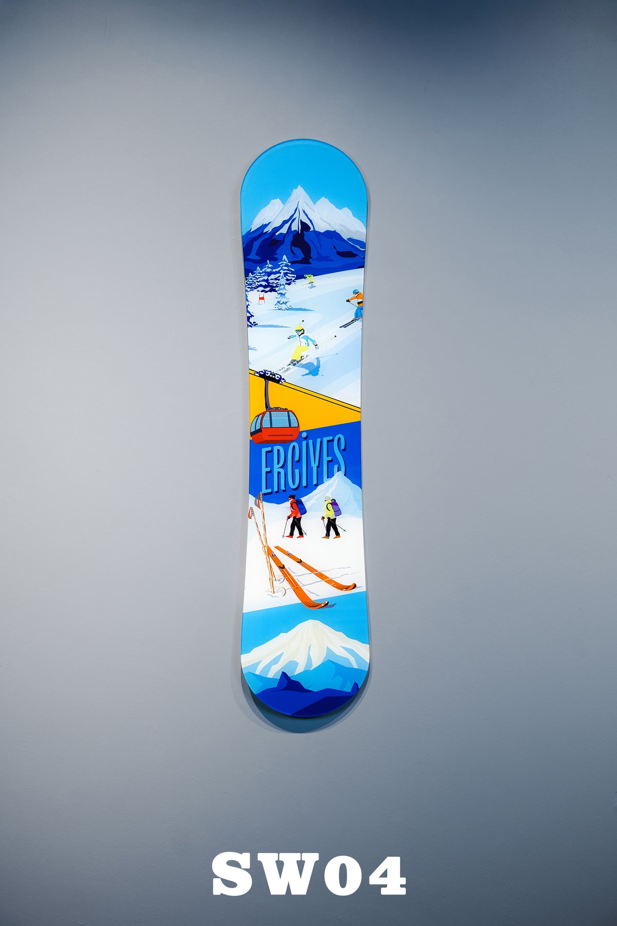 SnowBoard 150 x 34 — askı sistemi