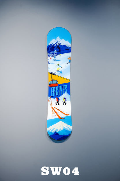 SnowBoard 150 x 34 — askı sistemi