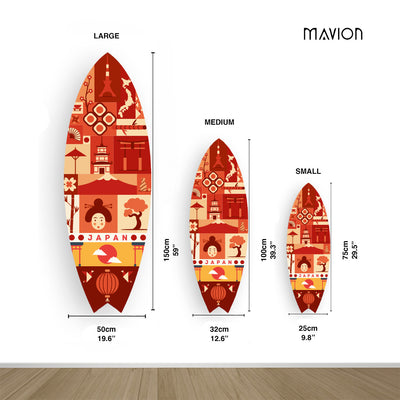 Japan Dekoratif Sörf Tahtası