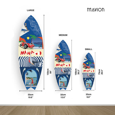 Monaco Dekoratif Sörf Tahtası